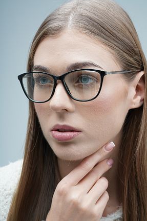 عینک محافظ نور آبی مشکی زنانه شیشه LOOKUP - کد 874608449
