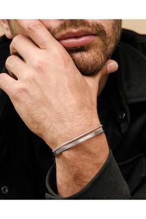 النگو سفید مردانه Ricco Jewellery - کد 876351153