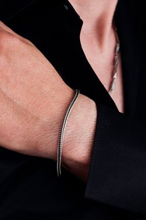 دستبند نقره سبز زنانه 925 عیار Ricco Jewellery - کد 869612551