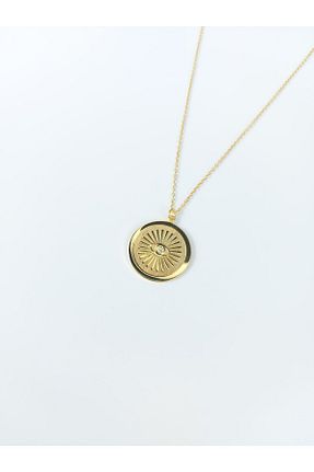 گردنبند نقره طلائی زنانه 925 عیار Ricco Jewellery - کد 803175628