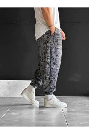 شلوار کرمگن طوسی مردانه پاچه کش دار COCOPELLI - کد 876499081