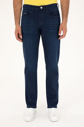 شلوار جین نارنجی مردانه پارچه U.S. Polo Assn. - کد 835799223
