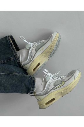 کفش اسنیکر بژ زنانه چرم اصل Nike - کد 876788433