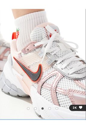 کفش اسنیکر صورتی زنانه بند دار Nike - کد 876589390