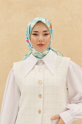 روسری بنفش پنبه ای Silk Home - کد 876793099