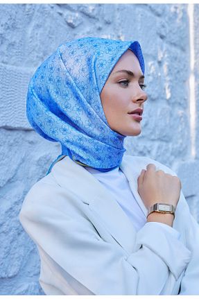 روسری آبی İpek Tivil Belli - کد 876713960