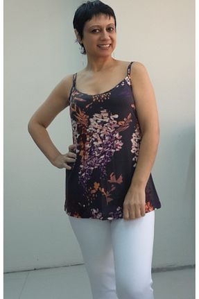 تیشرت سایز بزرگ سرمه ای زنانه سایز بزرگ Mertcan Butik - کد 876715868