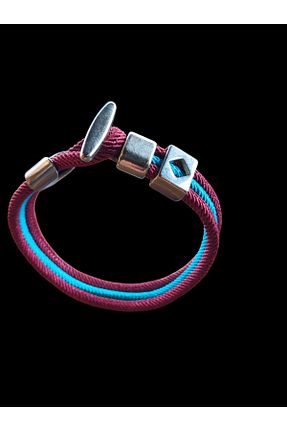 دستبند جواهر زرشکی زنانه اکریلیک UrlaNumis - کد 876749019