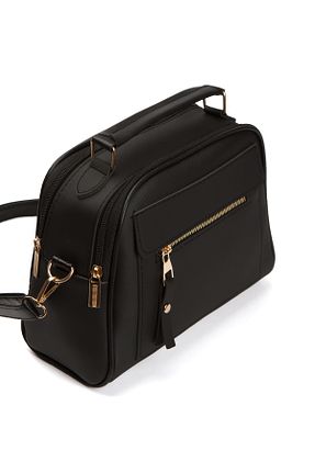 کیف دوشی بژ زنانه چرم مصنوعی Adelina Bags - کد 876762835