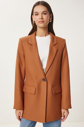 کت قهوه ای زنانه Blazer Lovelyİstanbul - کد 876770470