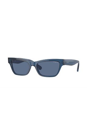 عینک آفتابی آبی زنانه UV400 Vogue - کد 673916054