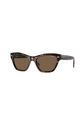 عینک آفتابی قهوه ای زنانه UV400 Vogue - کد 367547399