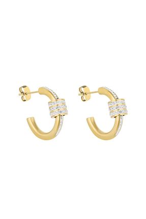 گوشواره استیل (فولاد) طلائی زنانه استیل (فولاد) Daniel Klein - کد 876812058