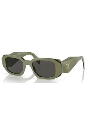 عینک آفتابی خاکی زنانه UV400 Prada - کد 876823496