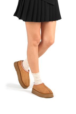 بوت / نیم بوت قهوه ای زنانه جیر Akka Shoes - کد 871247602