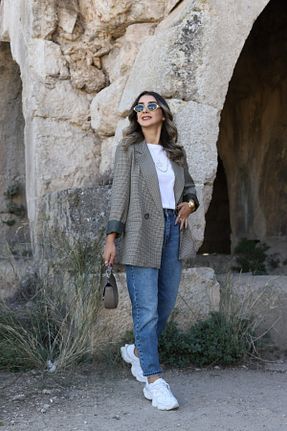 شلوار جین آبی زنانه پاچه تنگ bytugcekaya - کد 876823446