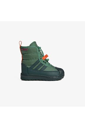 بوت برفی سبز بچه گانه پارچه ای adidas - کد 861024128