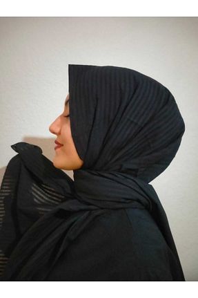 شال مشکی زنانه کرپ arasaktaş - کد 876825463