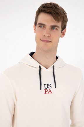 سوئیشرت بژ مردانه ساده U.S. Polo Assn. - کد 876825823