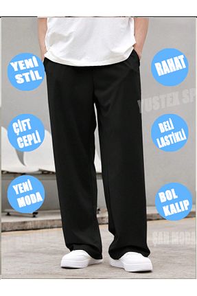 شلوار کرمگن مشکی مردانه اورسایز yx yustex sport - کد 876829406
