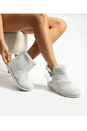 بوت خانگی زنانه مخملی MODA - کد 876826066