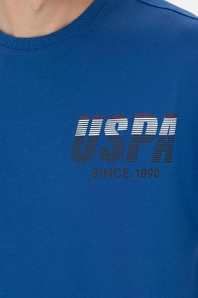 سوئیشرت آبی مردانه چاپی U.S. Polo Assn. - کد 876824822