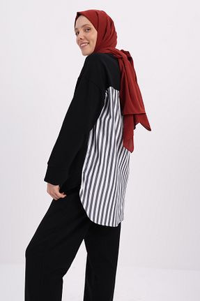 ست بالاتنه و پائین تنه حجاب مشکی بچه گانه رگولار Store - کد 876858035