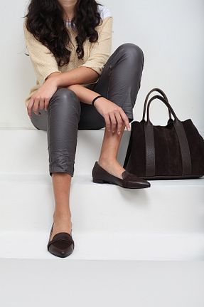بابت قهوه ای زنانه جیر 37Numara - کد 866480417