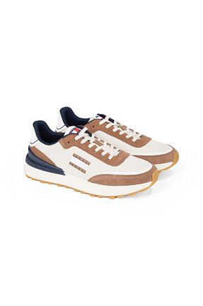 کفش اسنیکر قهوه ای مردانه بند دار Tommy Hilfiger - کد 867239227