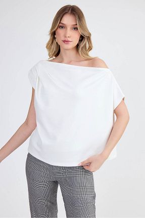 بلوز نباتی زنانه ساده Vitrin - کد 876869461