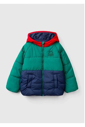 کاپشن قهوه ای بچه گانه رگولار United Colors of Benetton - کد 863522549