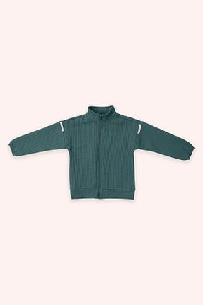 سوئیشرت سبز بچه گانه ساده Panço - کد 876872064