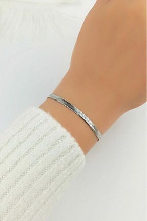 دستبند استیل (فولاد) متالیک زنانه استیل (فولاد) CAXBERN - کد 876874318