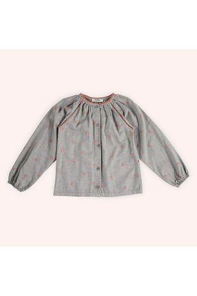 پیراهن طوسی بچه گانه رگولار Panço - کد 876872640