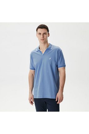پولوشرت آبی مردانه %100 پنبه Nautica - کد 824593425