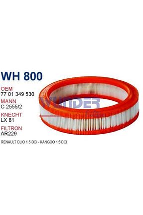 فیلتر هوای خودرو WUNDER - کد 876895327