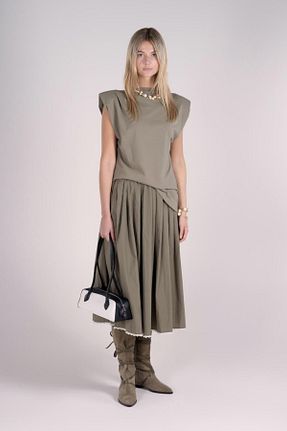 بلوز سبز زنانه ساده GUNU - کد 876894211