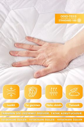محافظ تشک سفید پنبه Fiyonk Home - کد 876866686