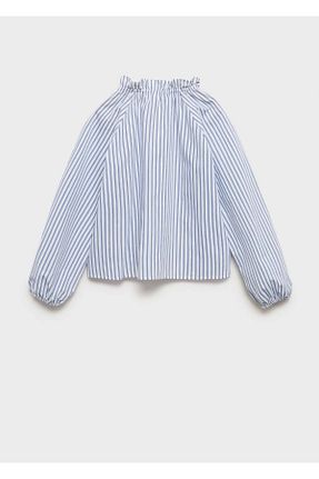 بلوز آبی بچه گانه رگولار MANGO Kids - کد 845429263