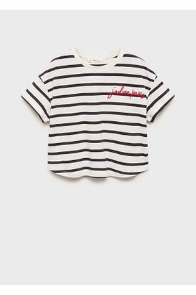 تیشرت سرمه ای بچه گانه رگولار MANGO Kids - کد 838743944