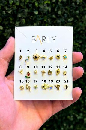 پیرسینگ زرد زنانه Barly - کد 876908499