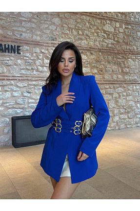 کت سرمه ای زنانه رگولار Bella Breeze - کد 876914551