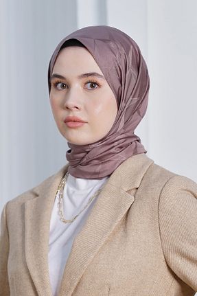 روسری قهوه ای پنبه ای Loryan - کد 876928181