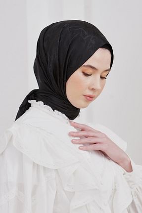شال مشکی زنانه پنبه ای Loryan - کد 876929236