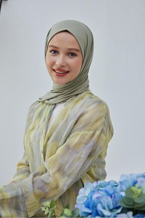 شال سبز زنانه ویسکون Şalland - کد 757553324