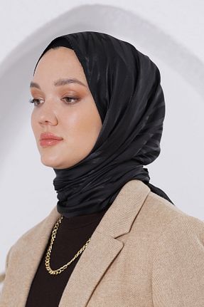 شال مشکی زنانه پنبه ای Loryan - کد 876929219