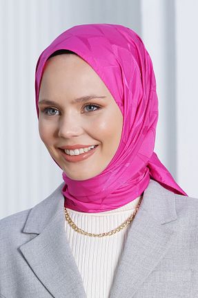 روسری صورتی پنبه ای Loryan - کد 876928928