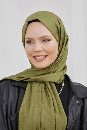 شال خاکی زنانه پنبه ای Loryan - کد 876927956