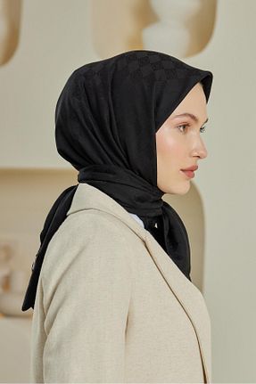 شال مشکی زنانه پلی استر Şalland - کد 876926351