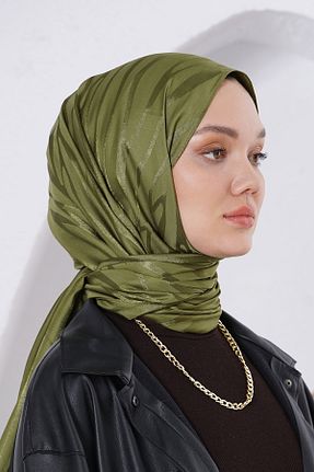 شال خاکی زنانه پنبه ای Loryan - کد 876929308